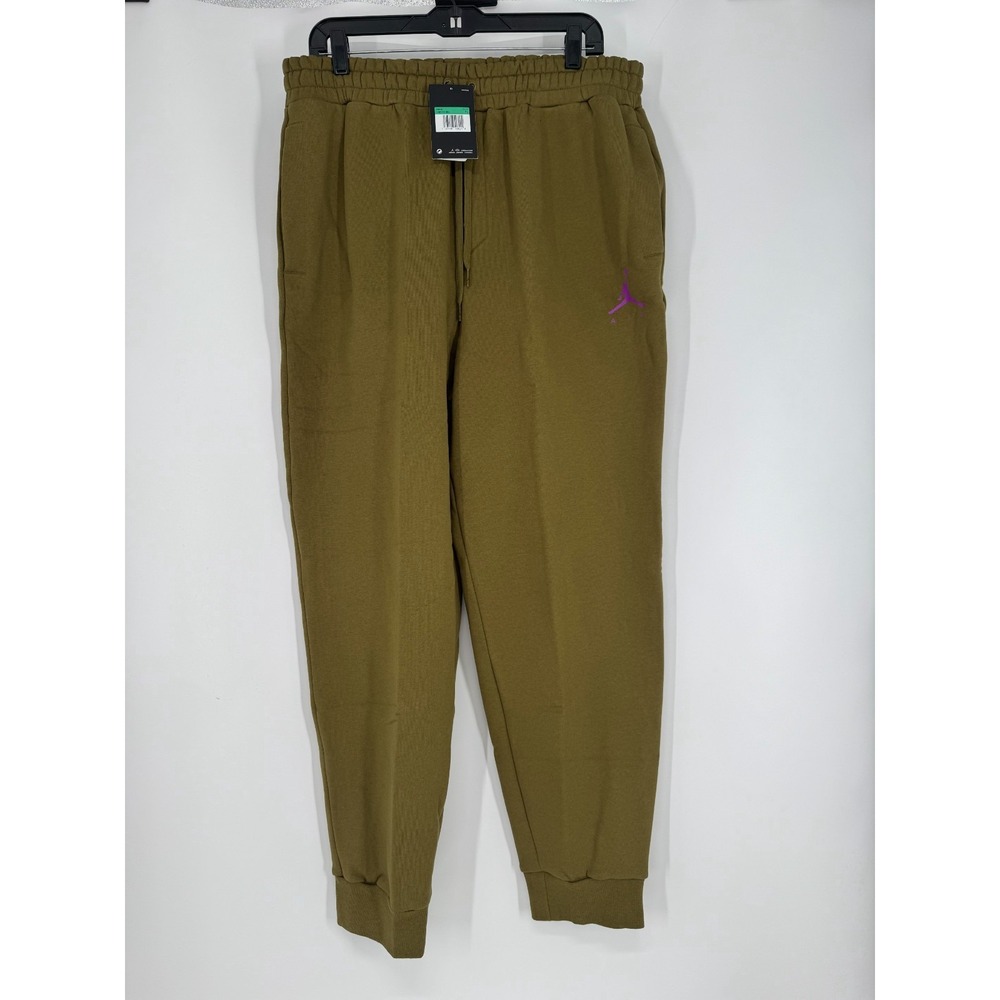 Air Jordan Nike Jumpman Fleece Joggers Sweatpants Green Pants Mens XL 940172-368